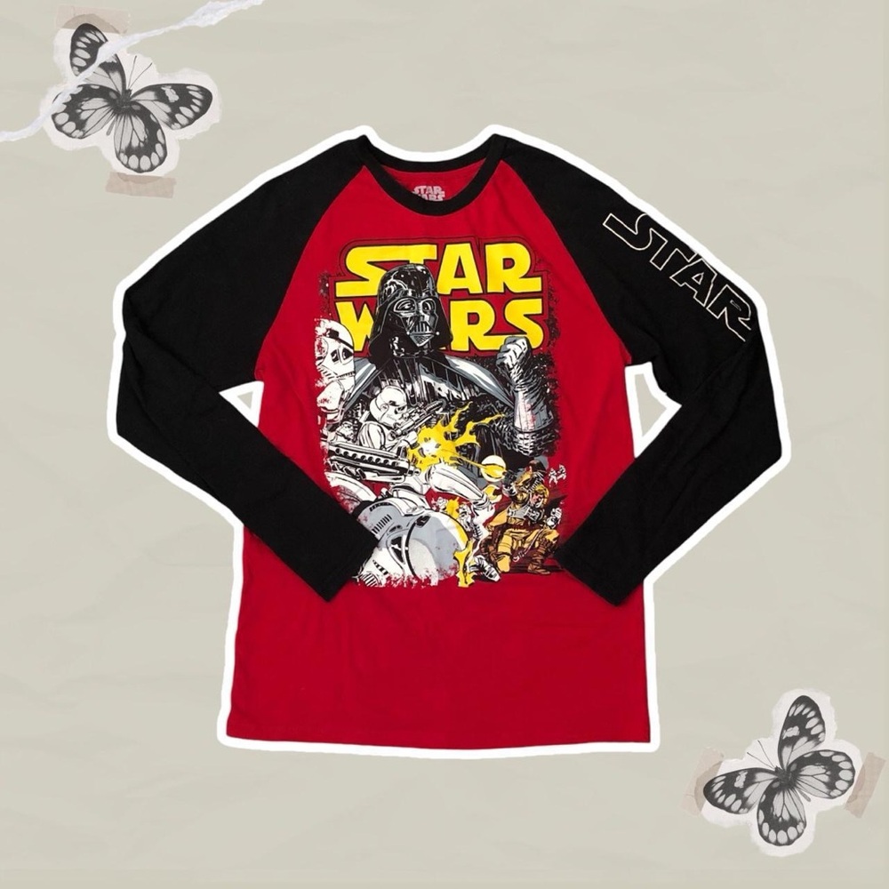 Women’s Fifth Sun Red and Black Graphic Star Wars Longsleeve Sweatshirt